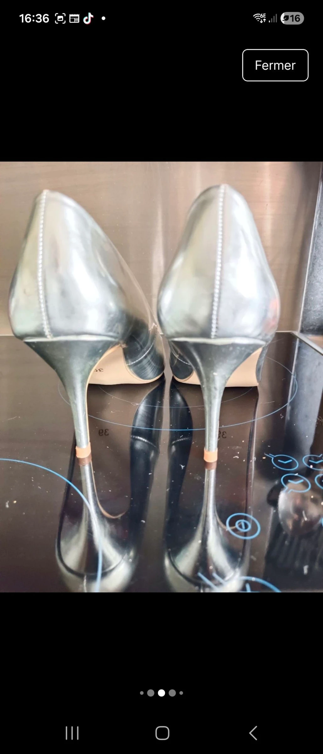 Silver Tex pumps size 39 – photo 4